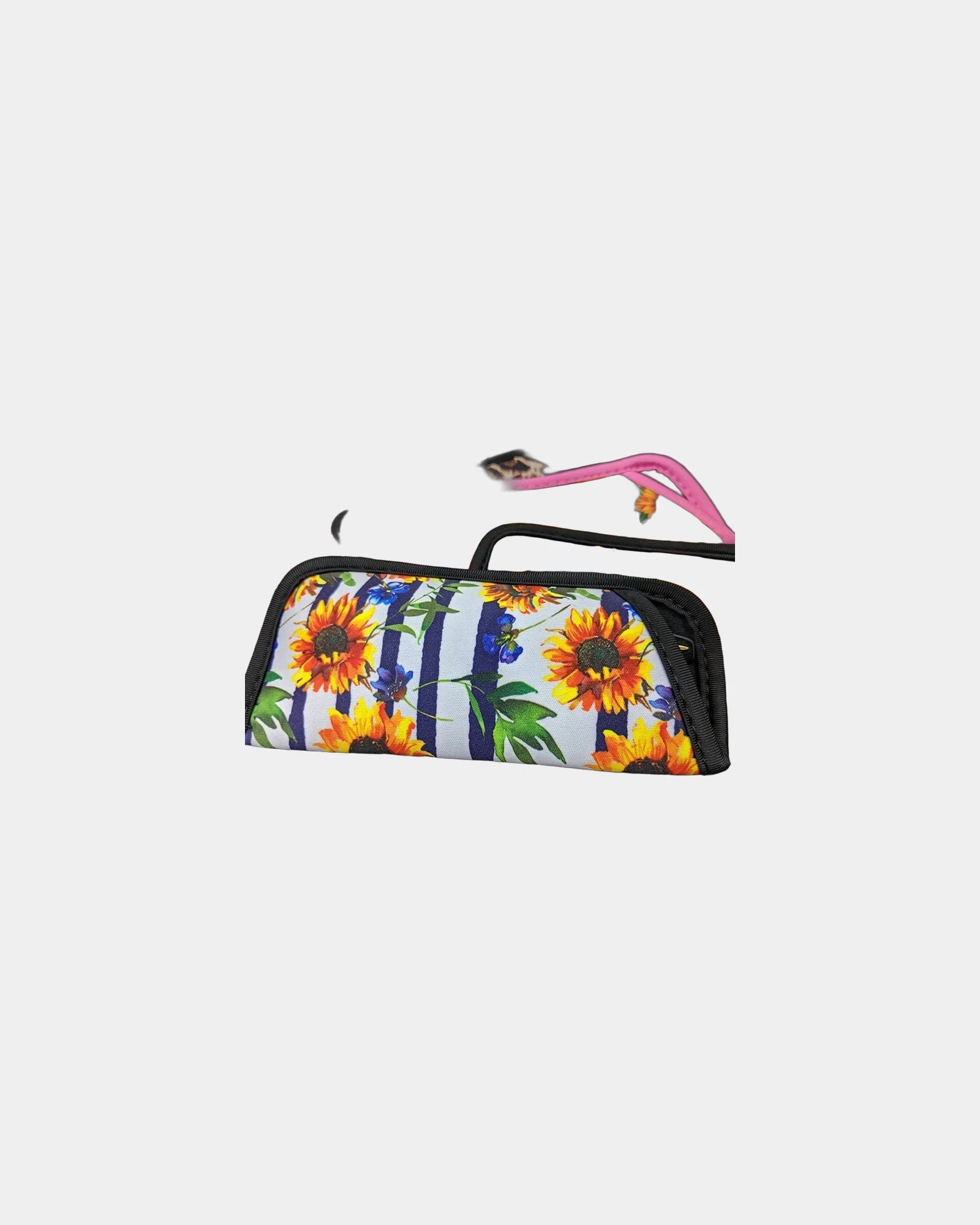 Custom neoprene glasses pouch with zip closure - Custom