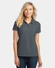 Custom pique polo Port Authority Women's Core Classic - Graphite