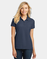 Custom pique polo Port Authority Women's Core Classic - River Blue Navy