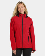 Custom waterproof jacket Port Authority Torrent women's - Deep Red