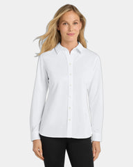 Custom polyester dress shirt Port Authority Dimension - White