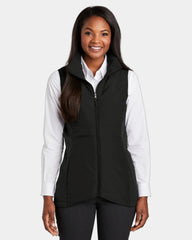 Custom women's insulated vest Port Authority Collective - Deep Black