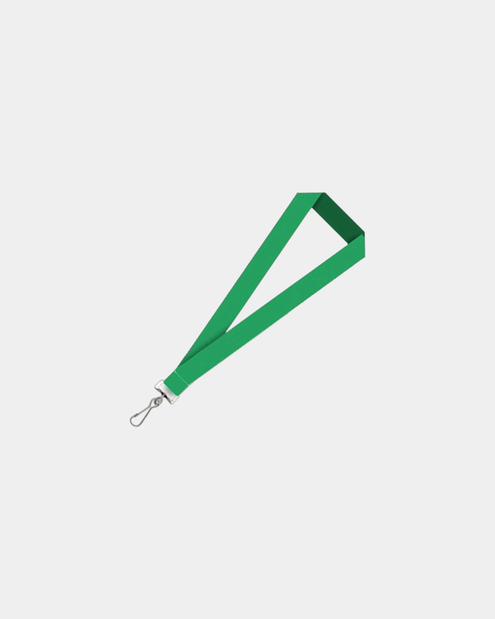 Custom polyester lanyard with USB flash drive 3/4" - Lime Green