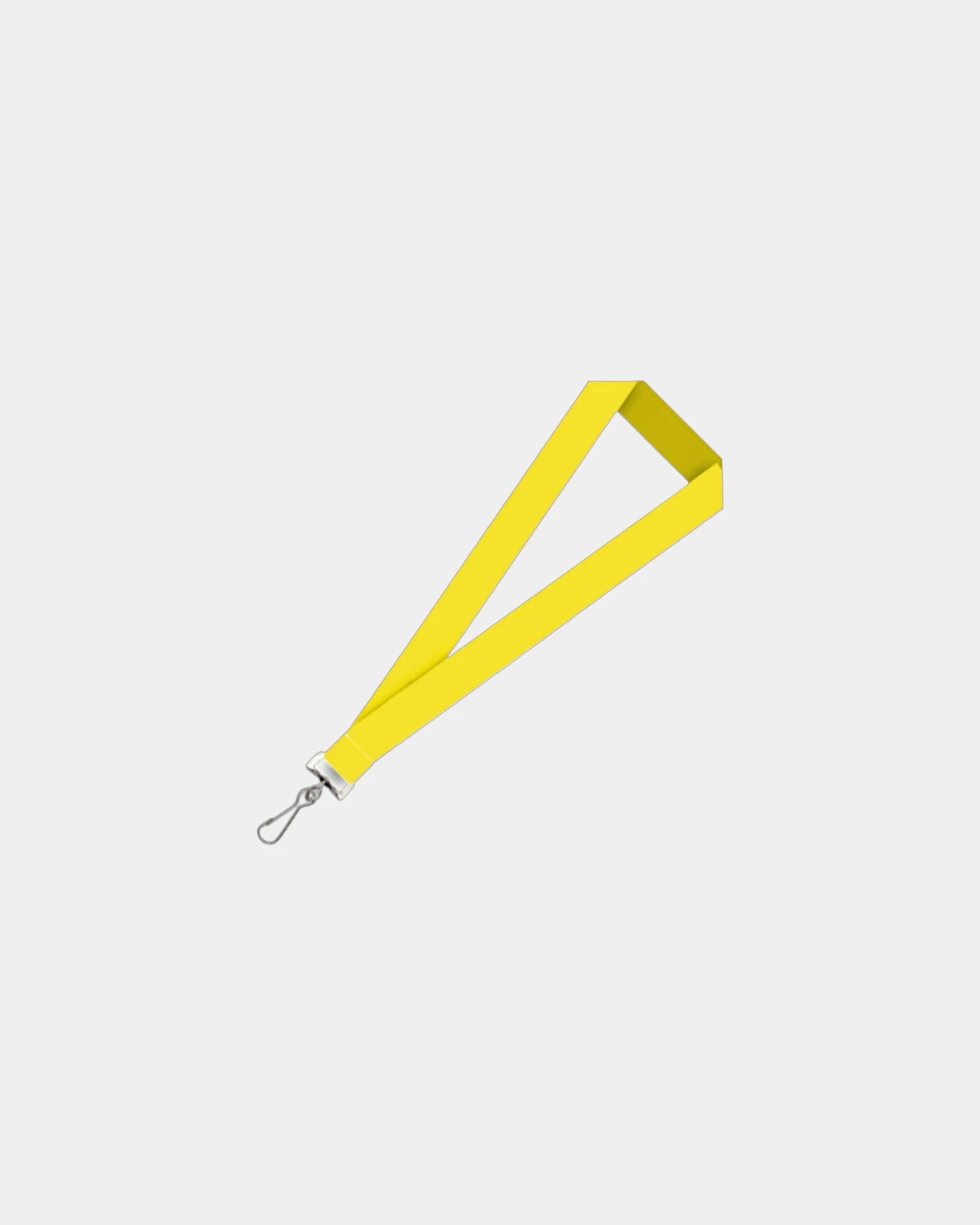Custom polyester lanyard with USB flash drive 3/4" - Yellow