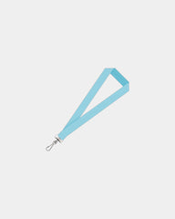 Custom polyester lanyard with USB flash drive 3/4" - Light Blue