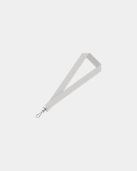Custom polyester lanyard with USB flash drive 3/4" - White