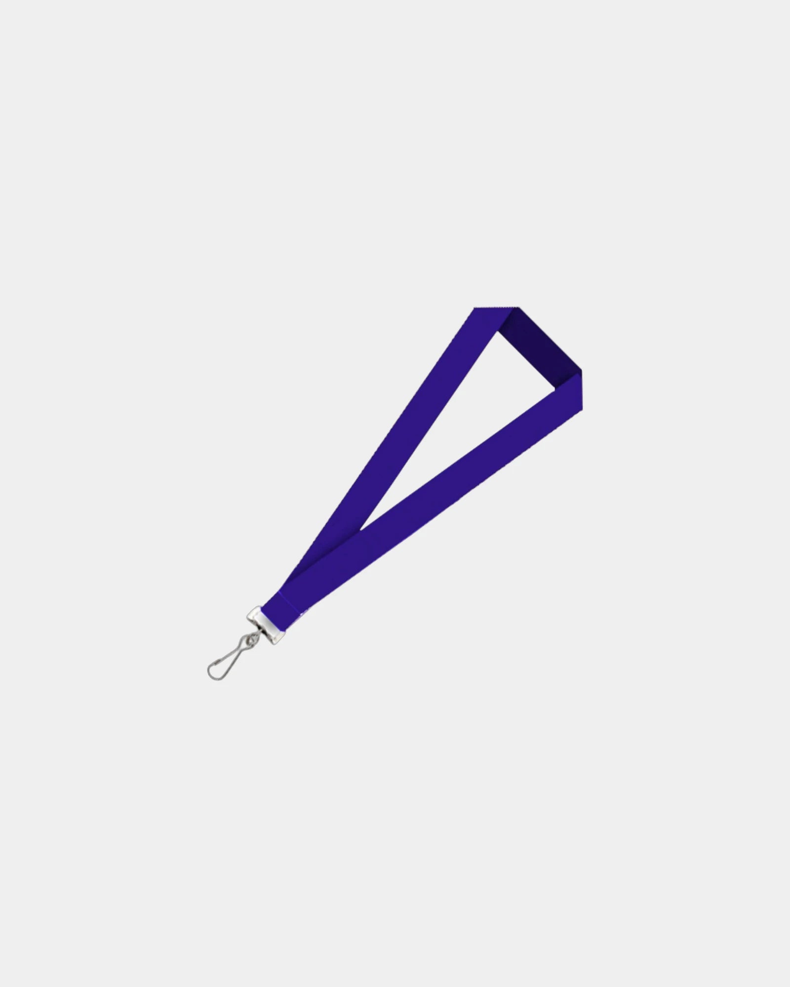 Custom polyester lanyard with USB flash drive 3/4" - Royal Blue