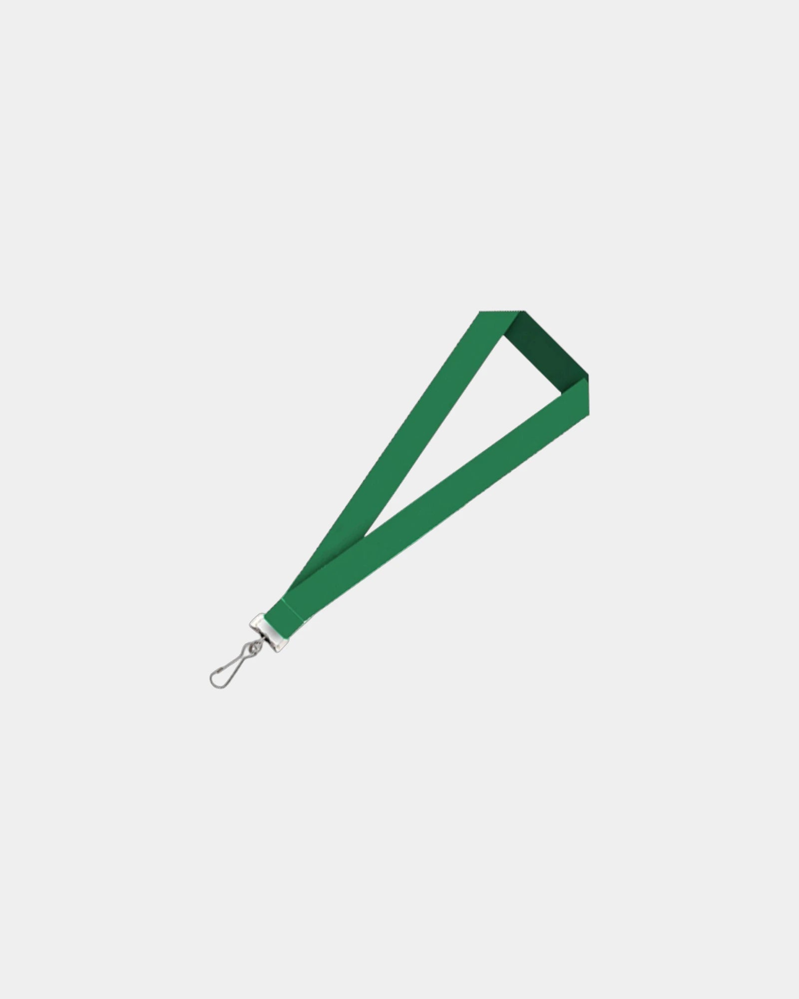 Custom polyester lanyard with USB flash drive 3/4" - Green