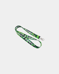 Custom recycled RPET sublimation lanyard with lobster claw - Multi Color