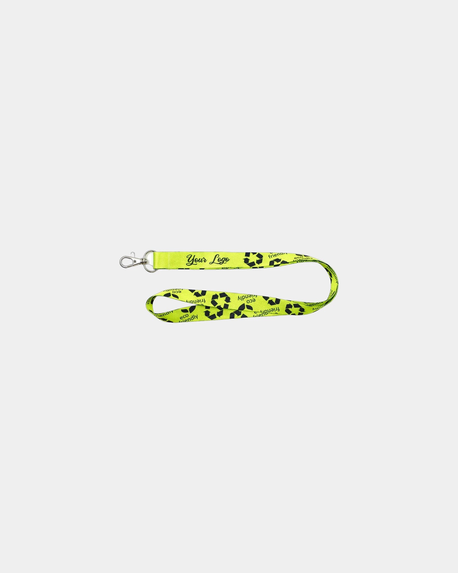 Custom recycled RPET sublimation lanyard with lobster claw - 3