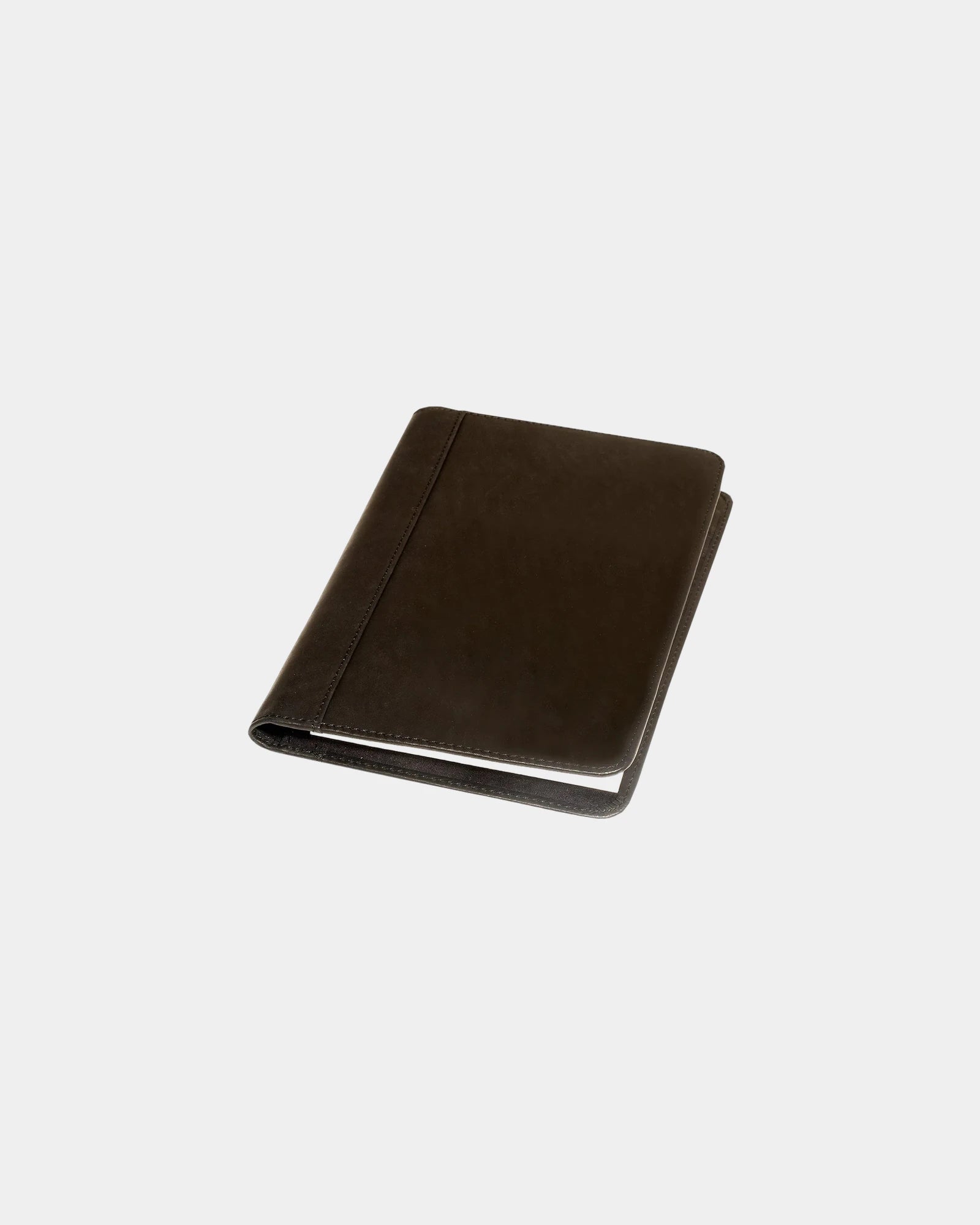 Custom suede leather junior portfolio with notepad - 1