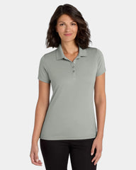 Custom UV-protection polo Port Authority Dry Zone women's - Gusty Grey