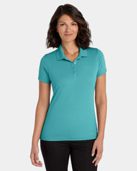 Custom UV-protection polo Port Authority Dry Zone women's - Aquamarine