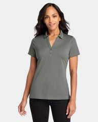 Custom recycled polo Port Authority Women's C-FREE - Smoke Grey