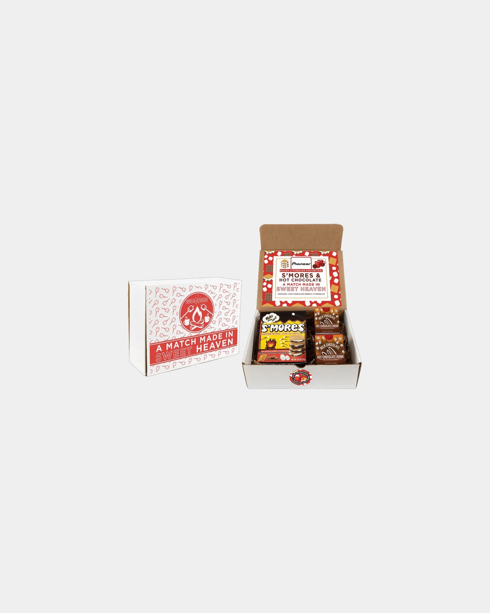 Custom s'mores and hot chocolate bomb mailer kit - White