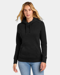 Custom French terry pullover hoodie New Era women's - Black