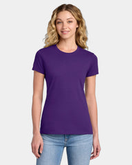 Custom ring spun cotton women's fan favorite tee - Team Purple