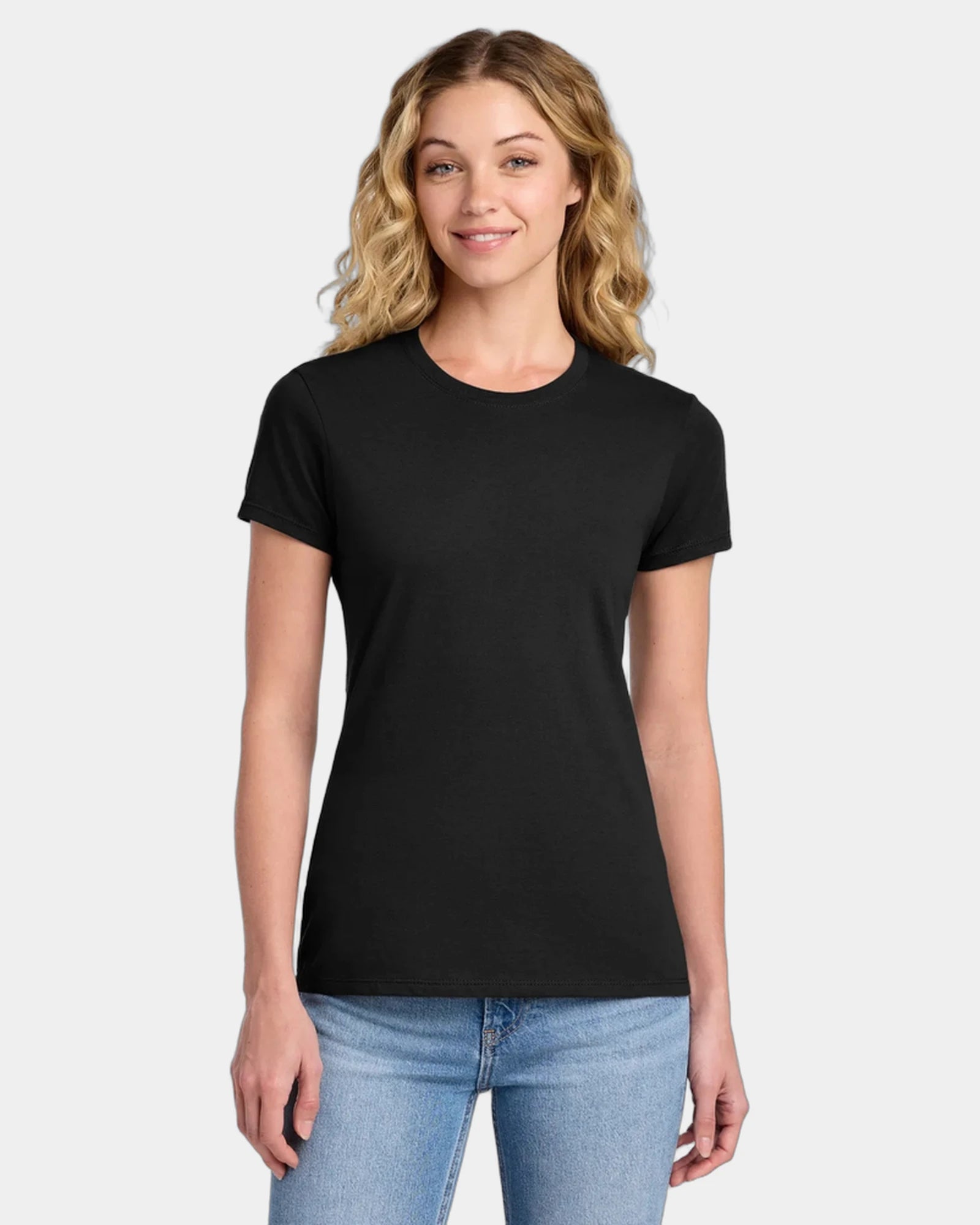 Custom ring spun cotton women's fan favorite tee - Jet Black