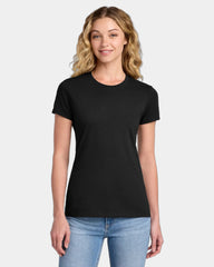 Custom ring spun cotton women's fan favorite tee - Jet Black