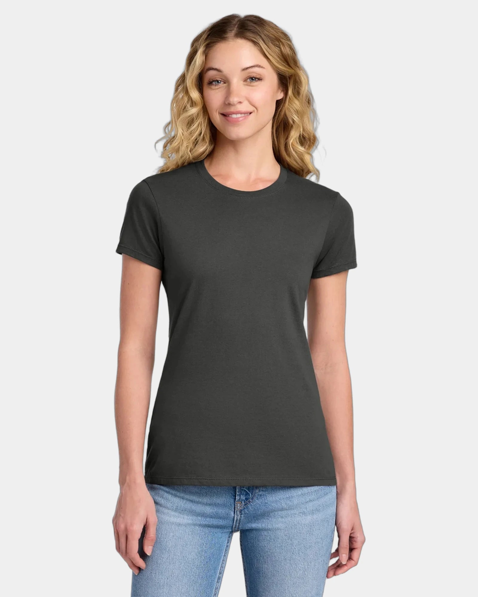 Custom ring spun cotton women's fan favorite tee - Charcoal