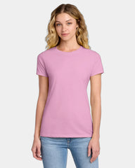 Custom ring spun cotton women's fan favorite tee - Candy Pink