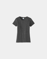 Custom ring spun cotton women's fan favorite tee - Dark Heather Grey