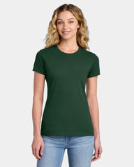 Custom ring spun cotton women's fan favorite tee - Forest Green
