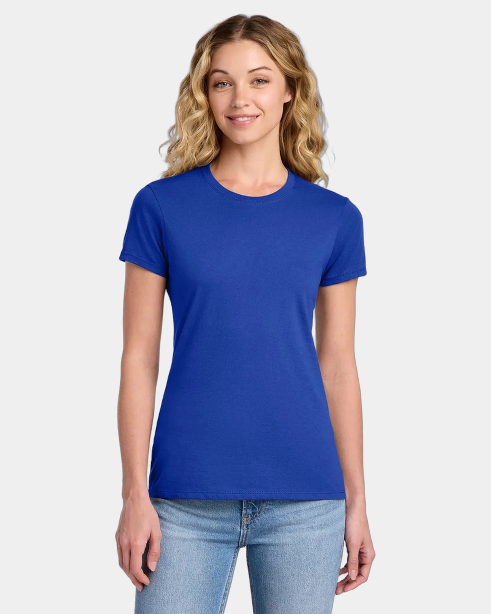 Custom ring spun cotton women's fan favorite tee - True Royal