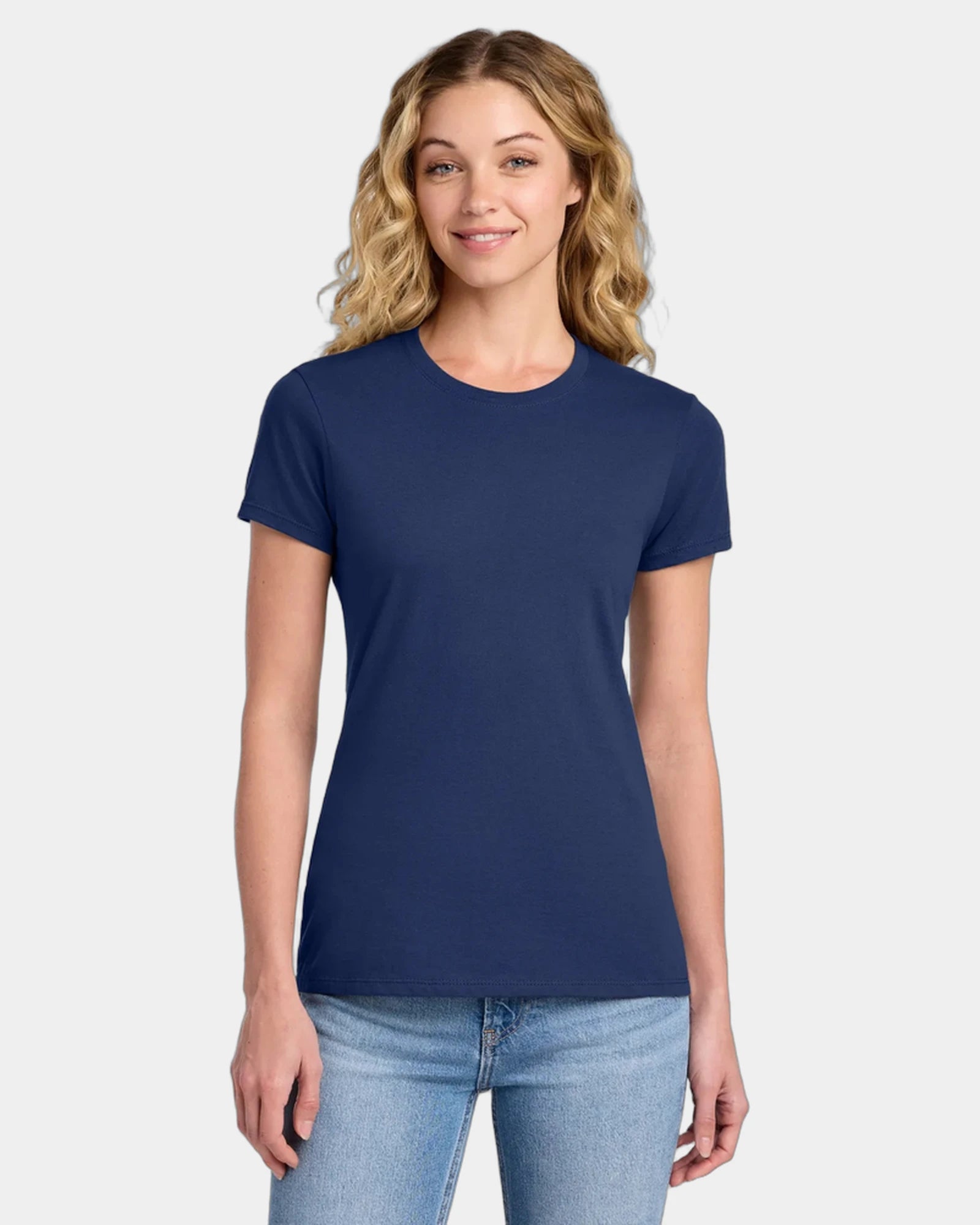 Custom ring spun cotton women's fan favorite tee - Team Navy