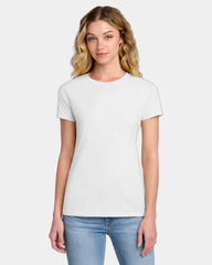 Custom ring spun cotton women's fan favorite tee - White