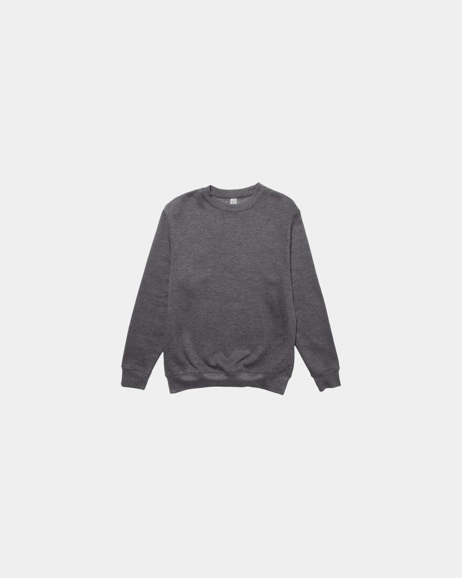 Custom crewneck fleece sweatshirt for teams - Charcoal Heather