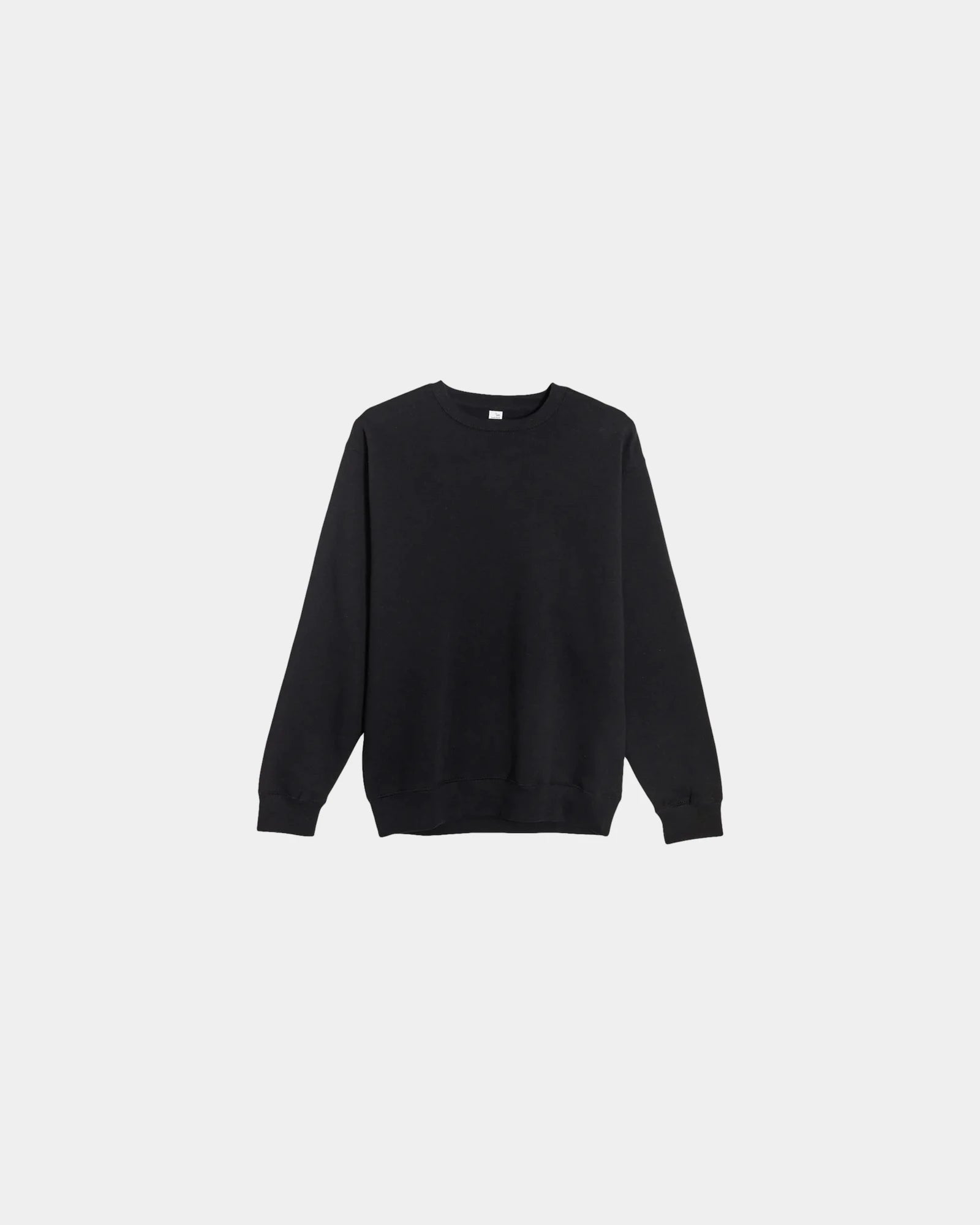 Custom crewneck fleece sweatshirt for teams - Black