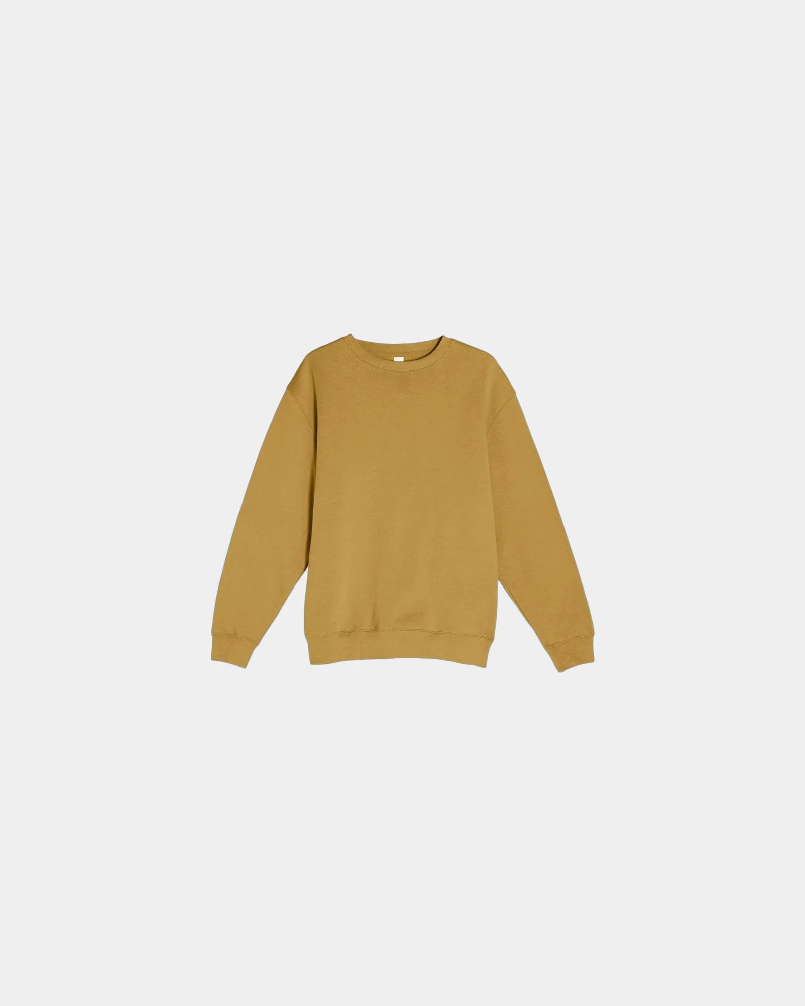 Custom crewneck fleece sweatshirt for teams - Antique Gold