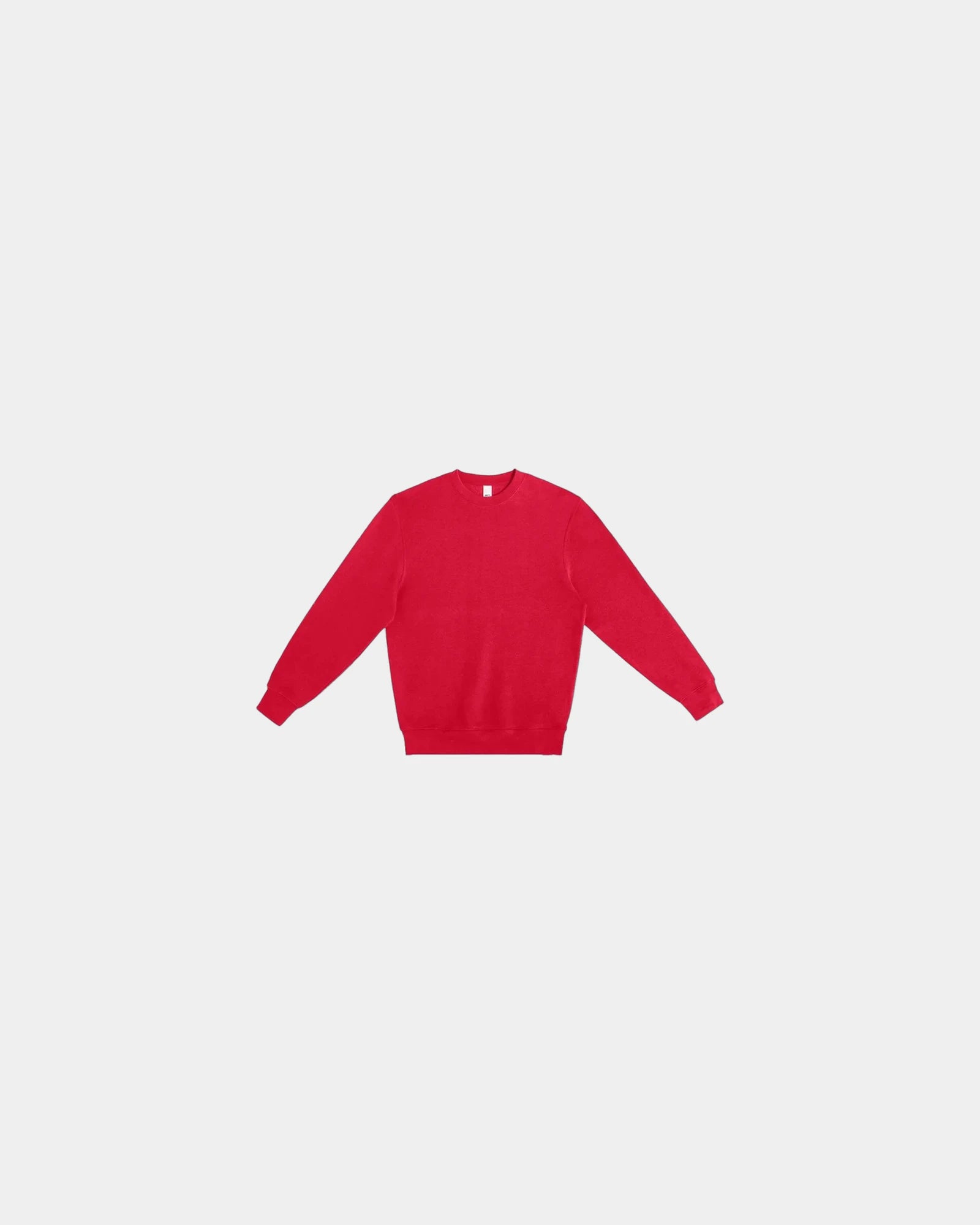 Custom crewneck fleece sweatshirt for teams - Cardinal