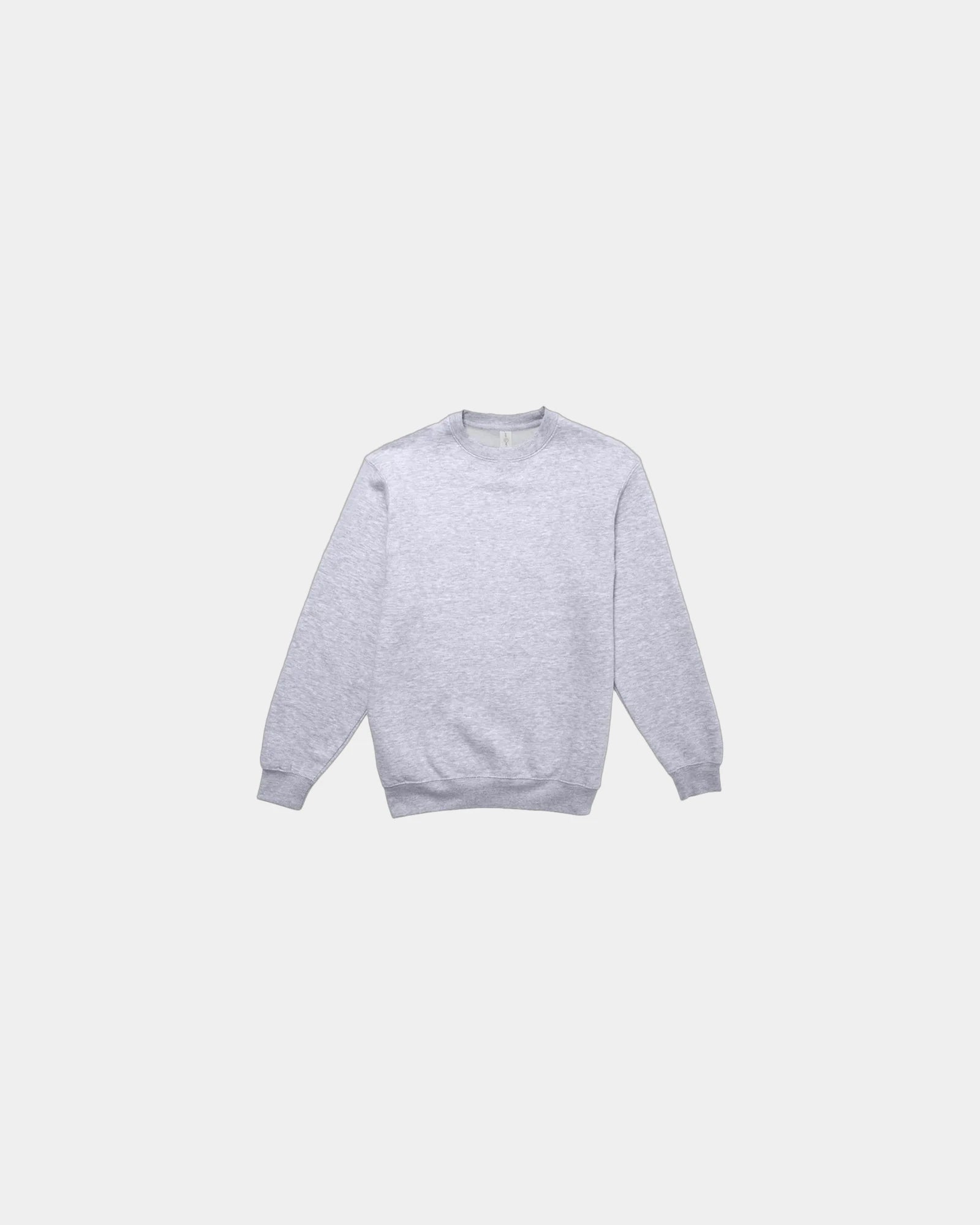 Custom crewneck fleece sweatshirt for teams - Heather Grey