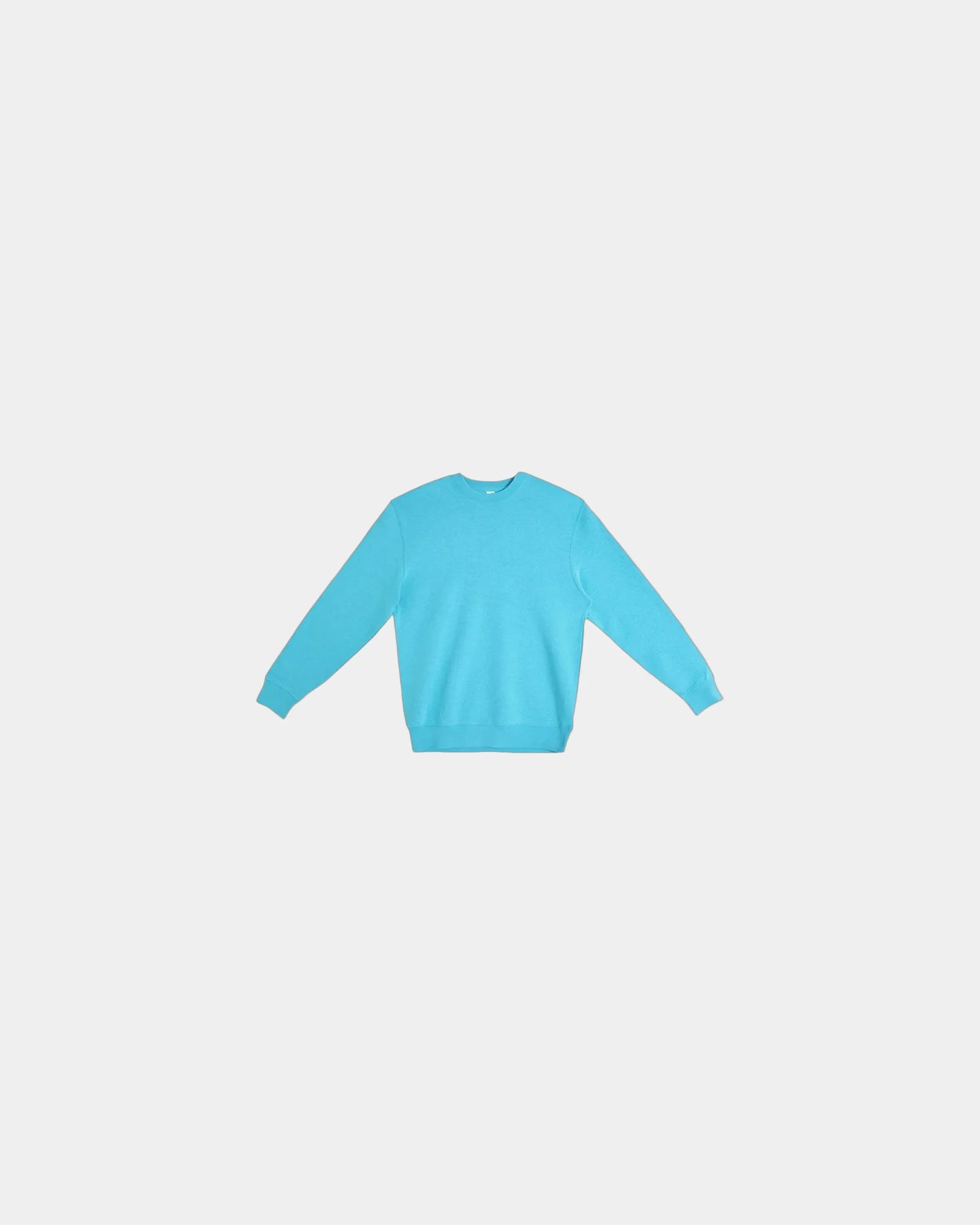Custom crewneck fleece sweatshirt for teams - Ocean Blue