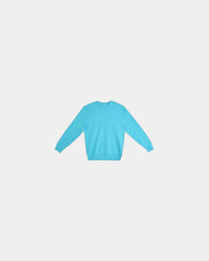 Custom crewneck fleece sweatshirt for teams - Ocean Blue
