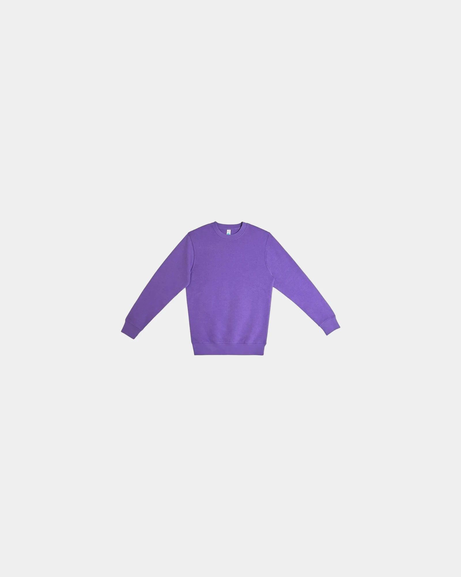 Custom crewneck fleece sweatshirt for teams - Purple