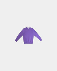 Custom crewneck fleece sweatshirt for teams - Purple