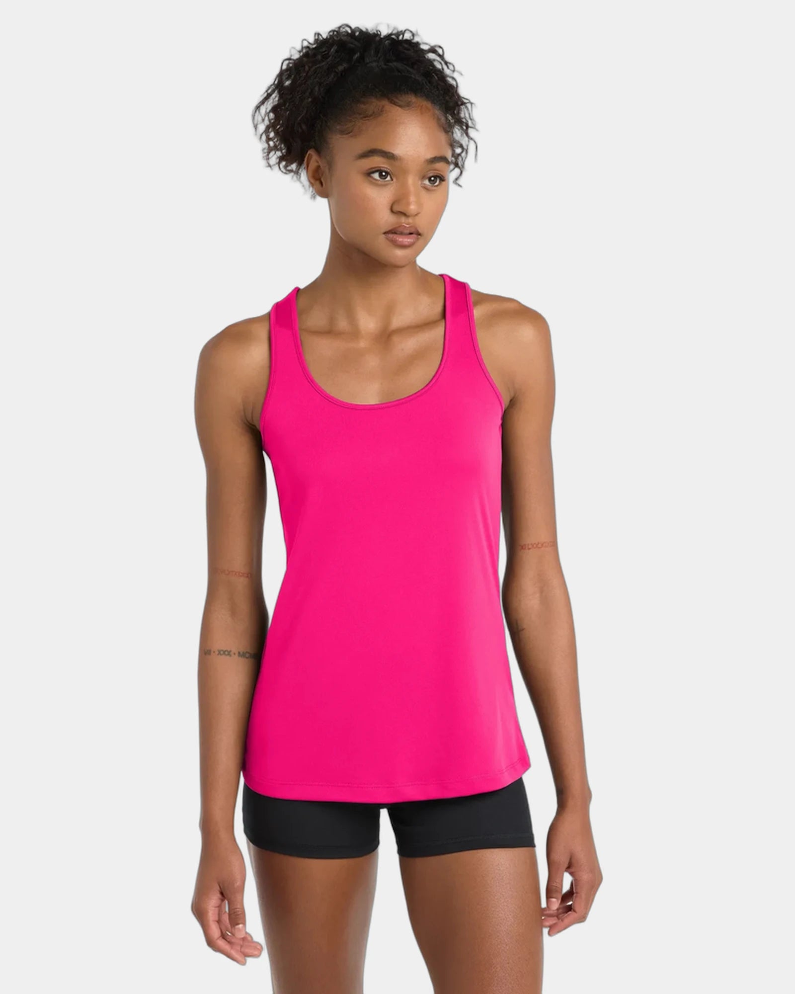 Custom women's tank Sport-Tek Competitor Racerback - Neon Pink