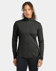 Custom moisture-wicking Sport-Tek Endeavor 1/2-Zip Pullover - Black Heather