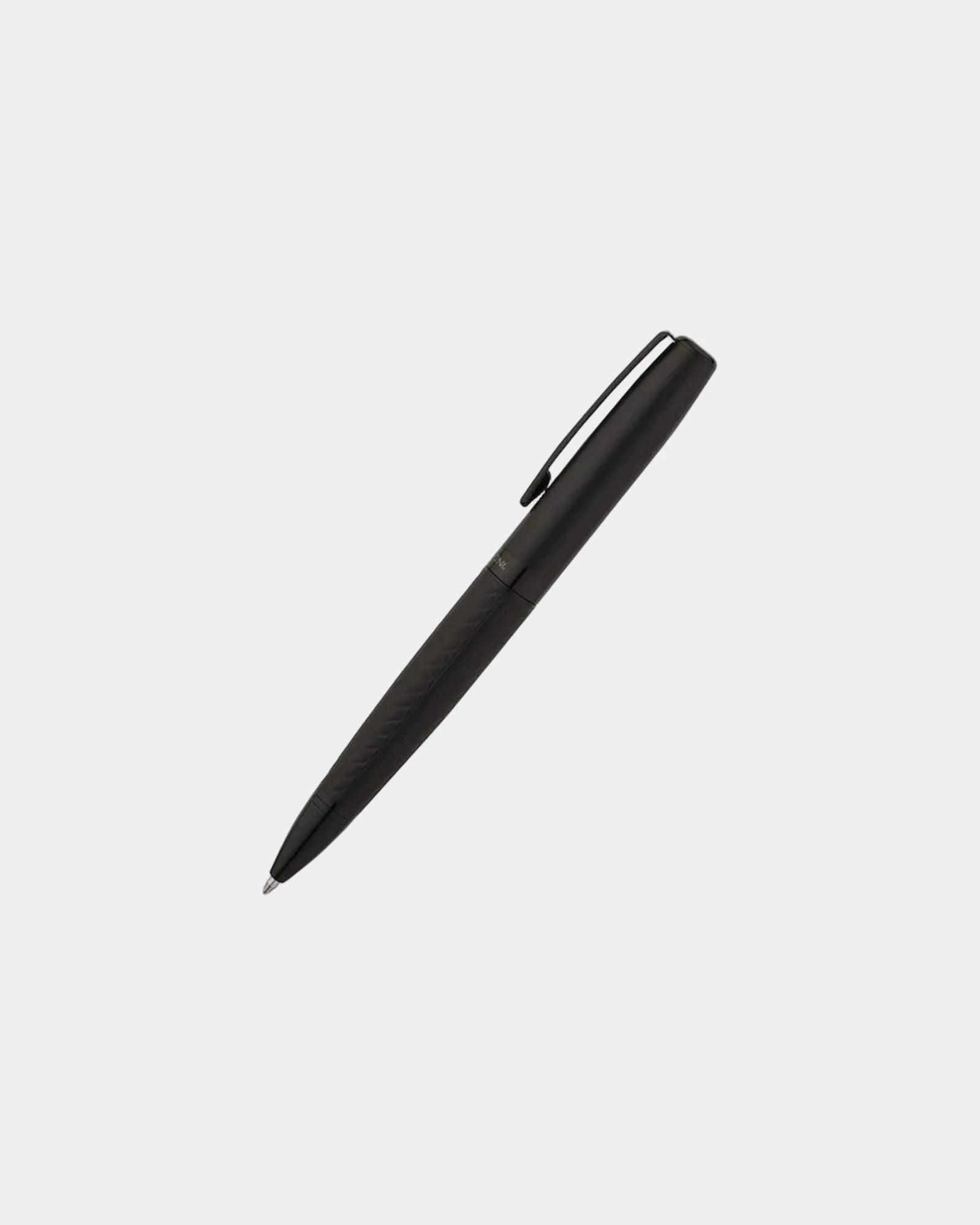 Custom steel twist-action ballpoint pen matte black - 3