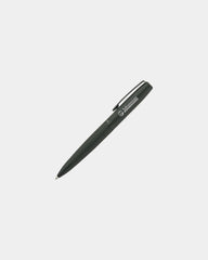 Custom steel twist-action ballpoint pen matte black - Black
