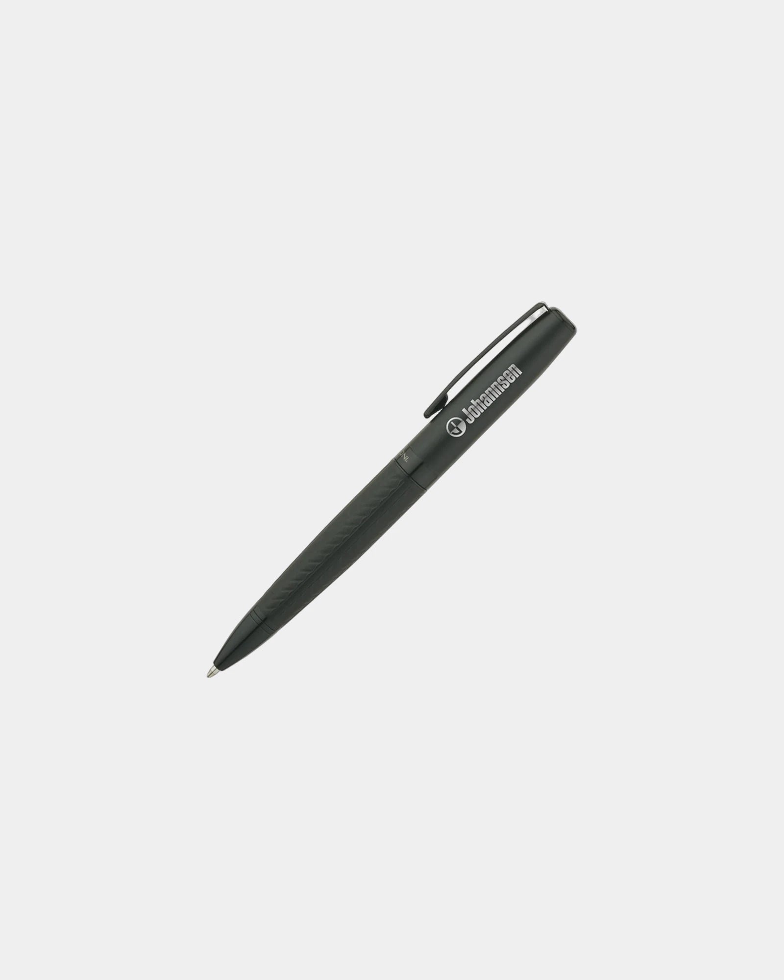 Custom steel twist-action ballpoint pen matte black - 6