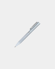 Custom brass ballpoint pen with twist-action mechanism - Silver