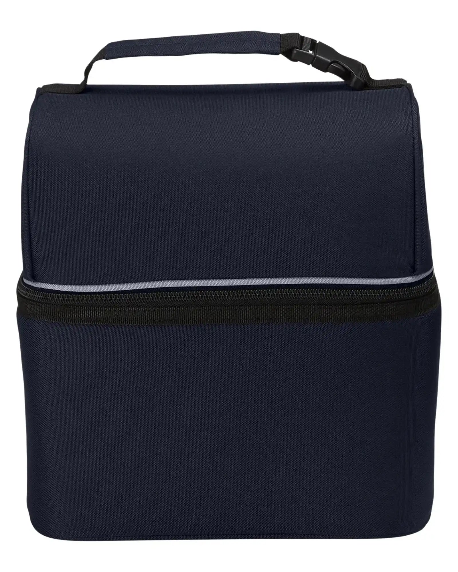 Custom recycled polyester 8-can lunch cooler bag - 7