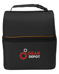 Custom recycled polyester 8-can lunch cooler bag - 1