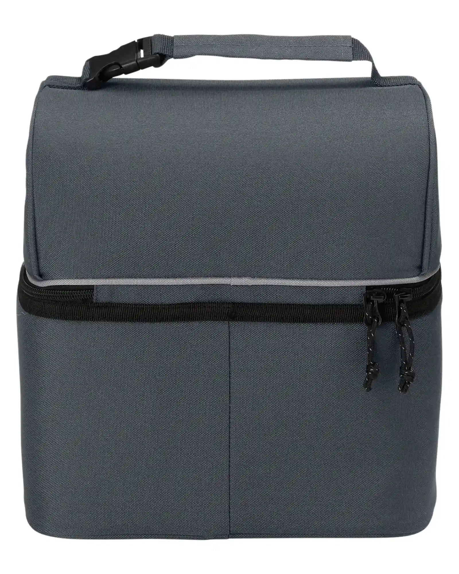 Custom recycled polyester 8-can lunch cooler bag - 5