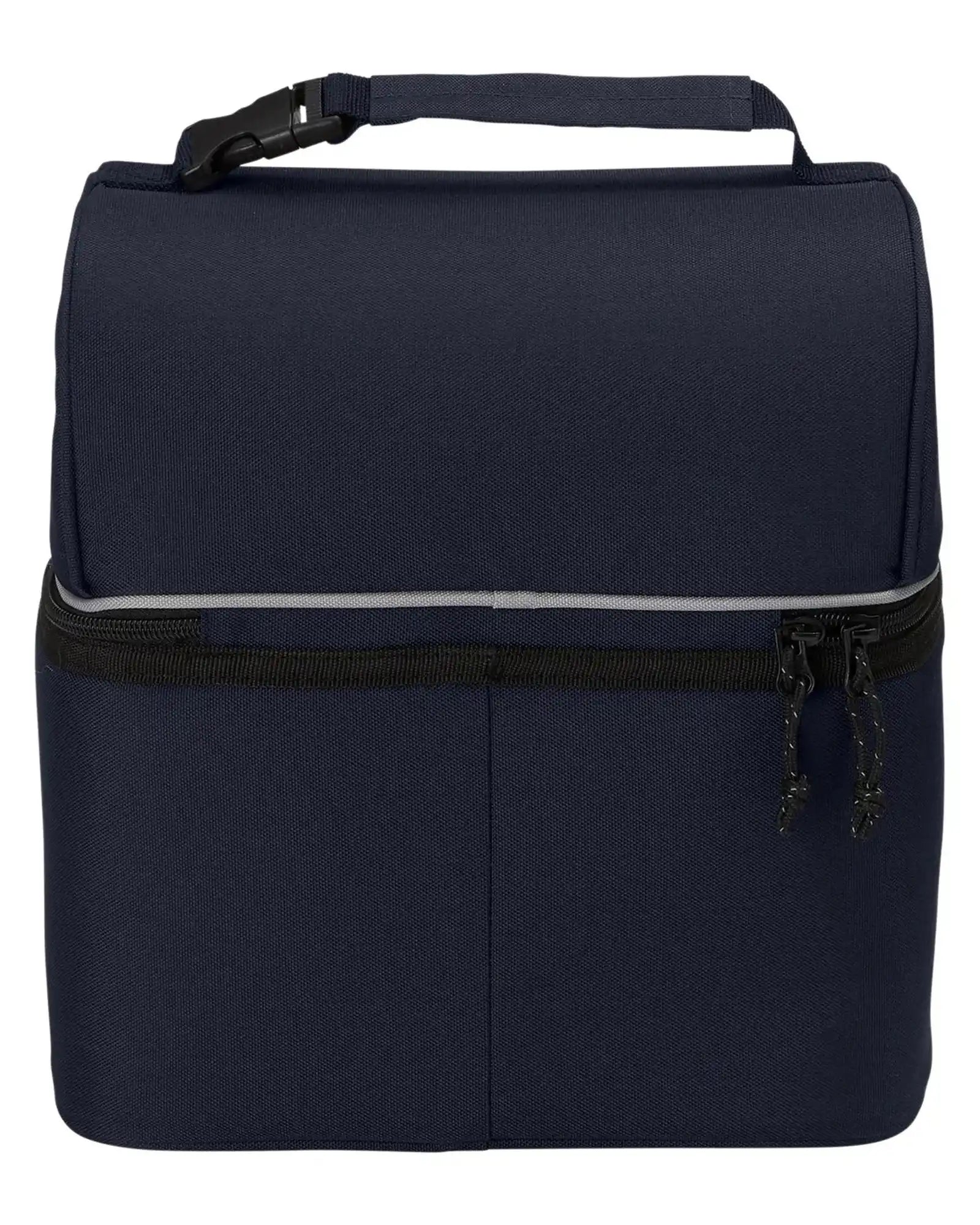 Custom recycled polyester 8-can lunch cooler bag - 8