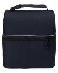 Custom recycled polyester 8-can lunch cooler bag - 8